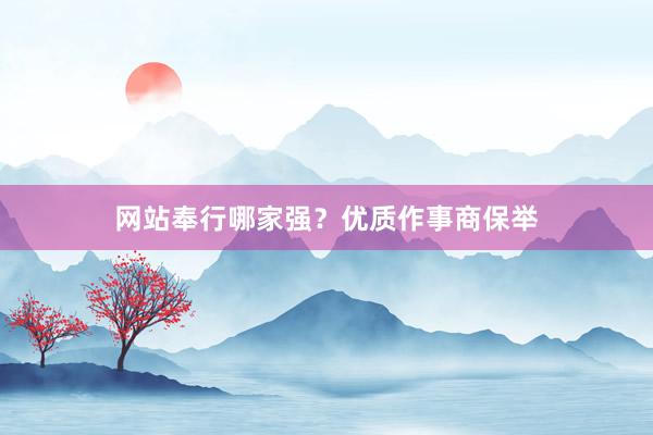 网站奉行哪家强？优质作事商保举